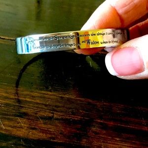 Serenity prayer bracelet